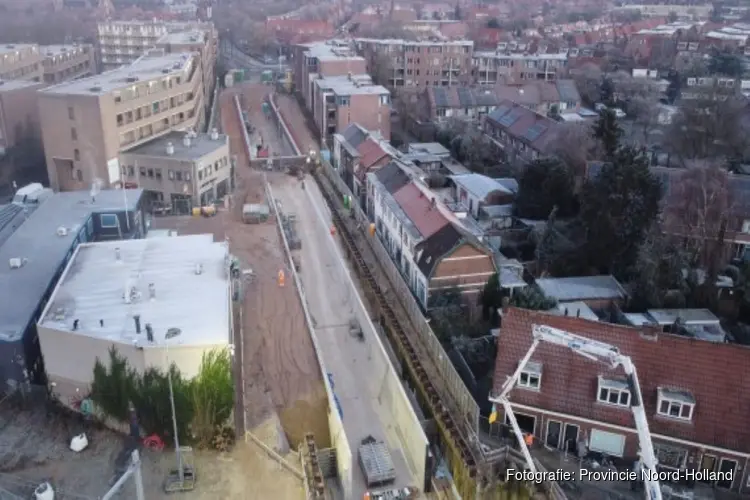 Alexiatunnel bij Oosterengweg Hilversum krijgt vorm