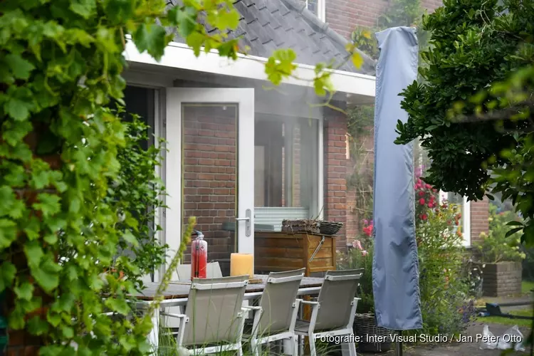 Brand in keuken van woning Hilversum