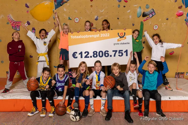 Verenigingen verpulveren Grote Clubactie record: € 12.8 miljoen. 20 verenigingen uit Hilversum droegen bij aan dit succes.