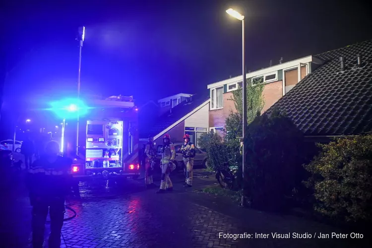 Brand in slaapkamer van woning Hilversumse Meent