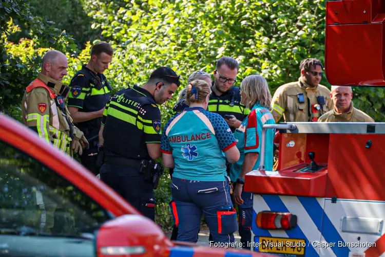 Melding van woningbrand in Bussum