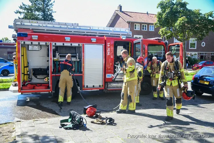 Brand op zolderetage in Hilversum