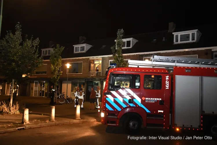 Brandbom op plein in Loosdrecht