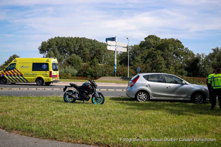 Motorrijder gewond in Kortenhoef