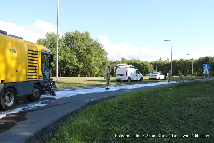 Kilometerslang dieselspoor door Laren en Eemnes