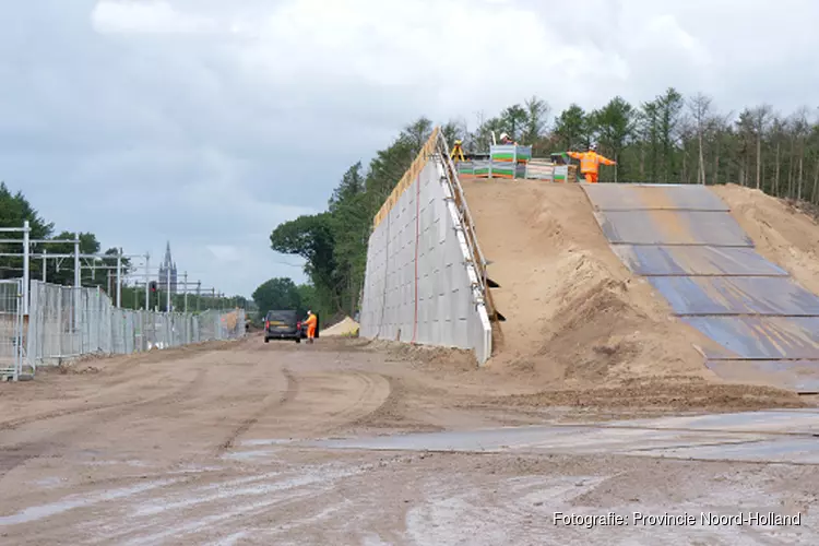 Bouw HOV in ’t Gooi gaat tijdens de zomer door