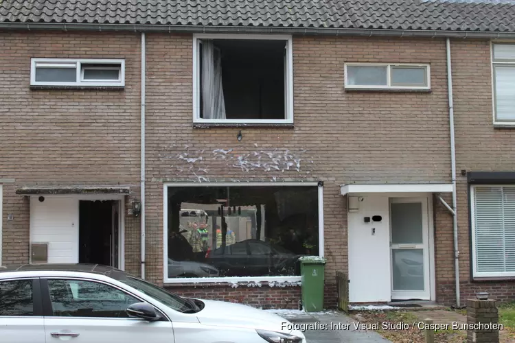 Brand in woning aan de Oude Amersfoortseweg in Hilversum